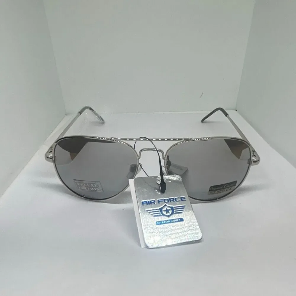 Aviator Style Mirrored Sunglasses UV400 Protection Unisex